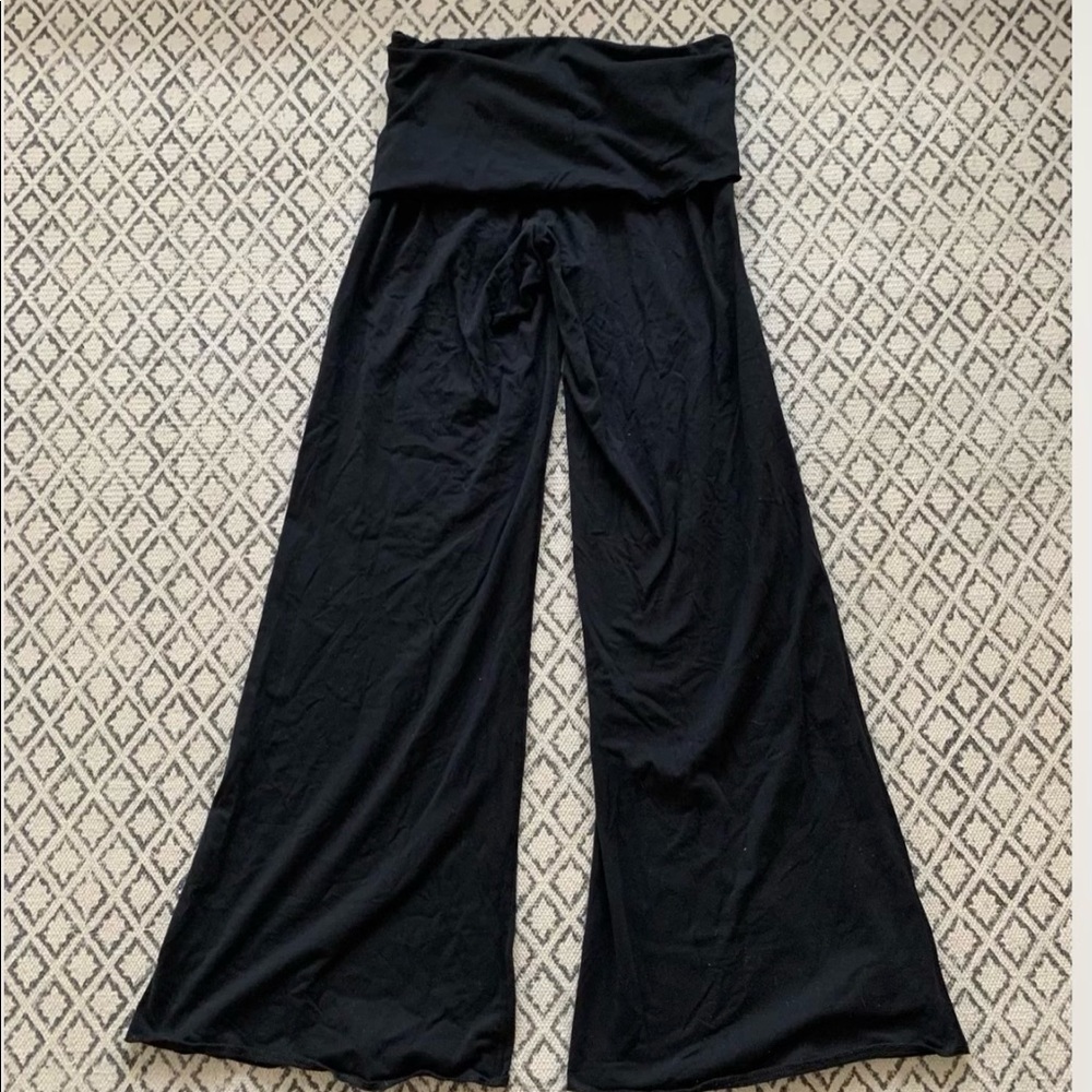 Lululemon Waltz Foldover Yoga Pants | Wide Leg | Assymetrical Top | Size 6